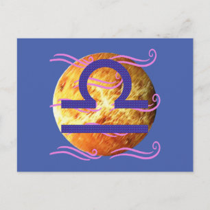 Libra Postcard