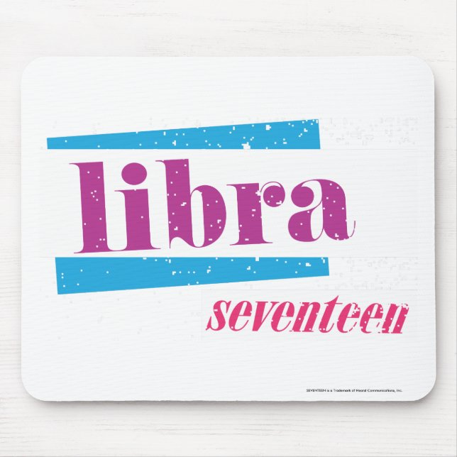 Libra Purple Mouse Mat (Front)