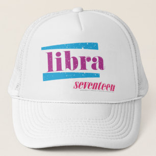 Libra Purple Trucker Hat