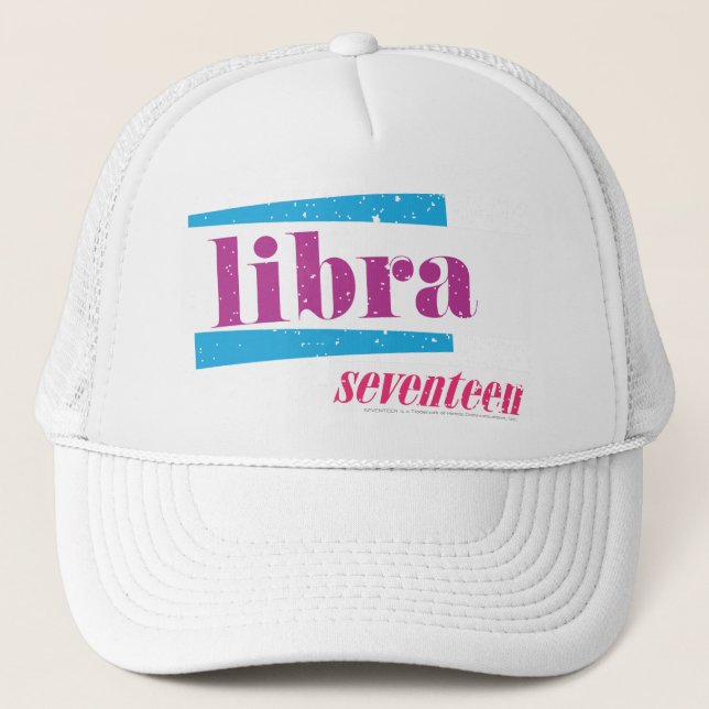 Libra Purple Trucker Hat (Front)