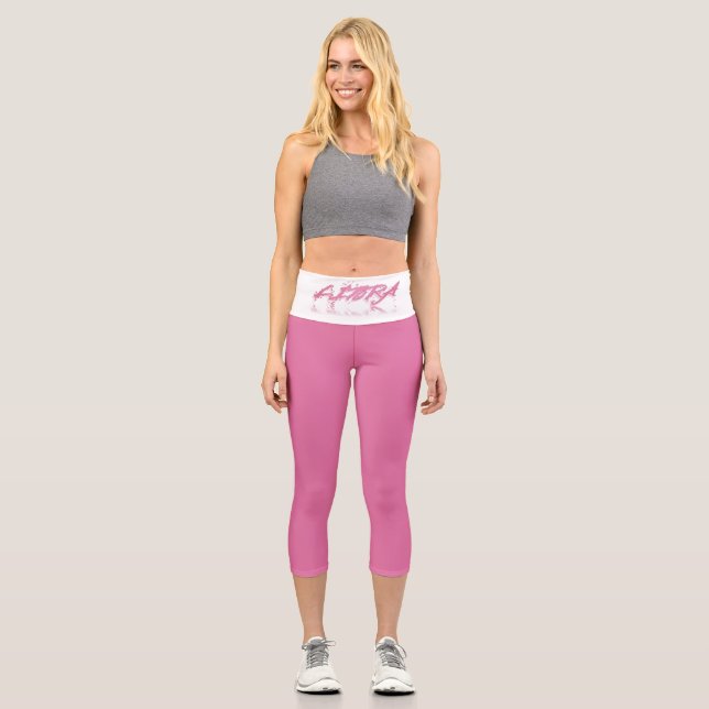 Libra Reflection Capri Leggings (Front)