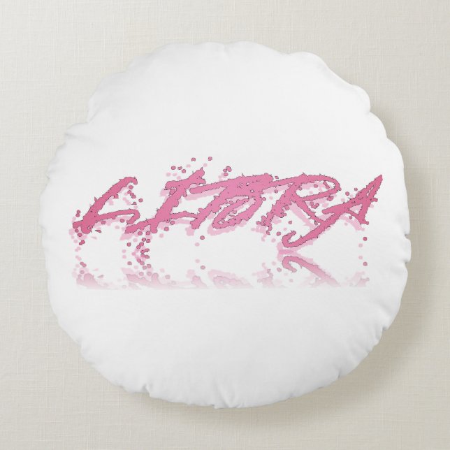 Libra Reflection Round Cushion (Front)