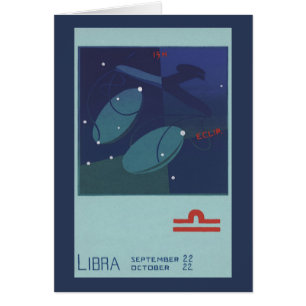 Libra Scale Constellation Vintage Zodiac Astrology