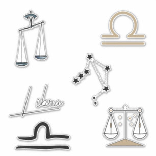 Libra scale of justice astrology zodiac black gold
