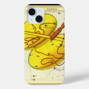 Libra Scales Vintage Constellation Urania's Mirror iPhone 15 Case