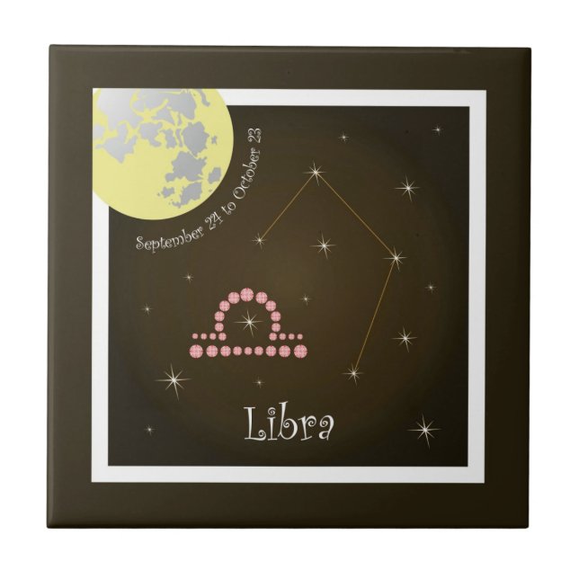 Libra September 24 to October 23 Photo tile (Front)