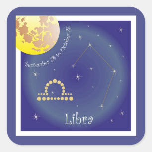 Libra September 24 to October 23 Sticker