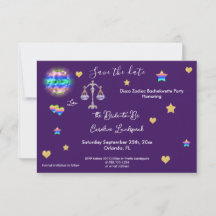 Libra Sign & Disco Ball Bachelorette Party
