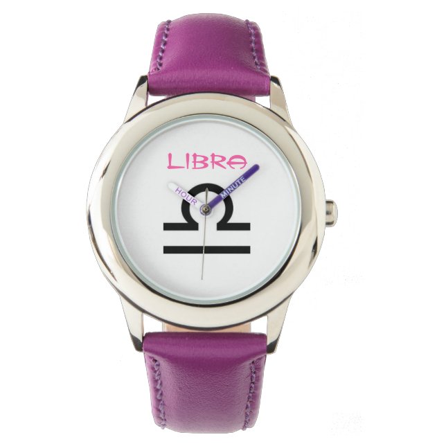 Libra Sign of the Zodiac. Children Watches. Watch (Front)