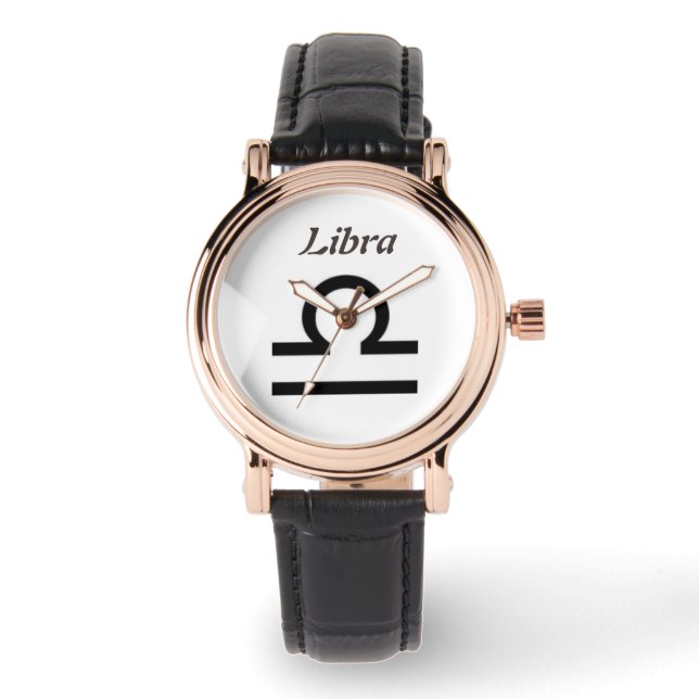 Libra Sign of the Zodiac. Ladies Watches. Watch (Front)