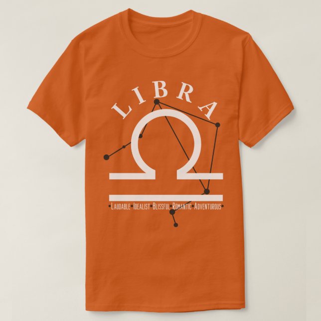 Libra Sign T-Shirt (Design Front)