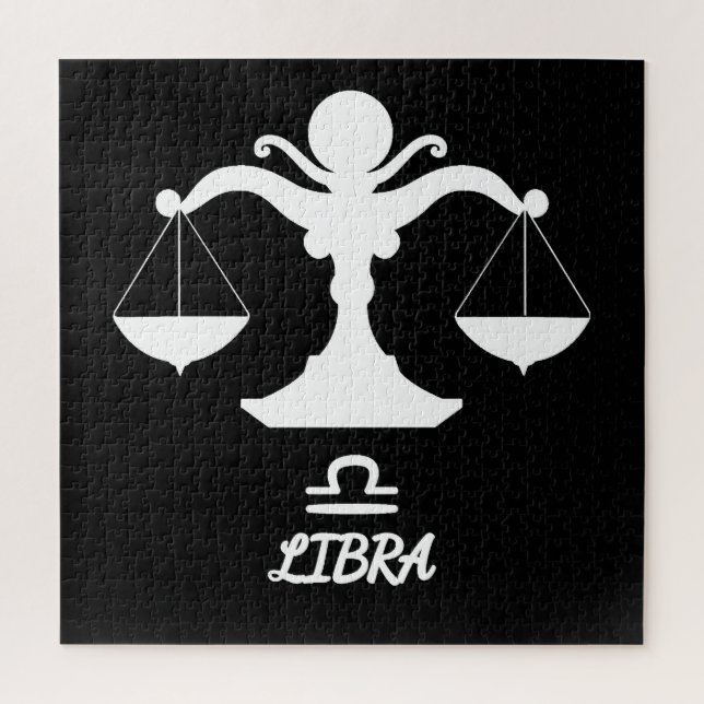 Libra Silhouette Jigsaw Puzzle (Vertical)
