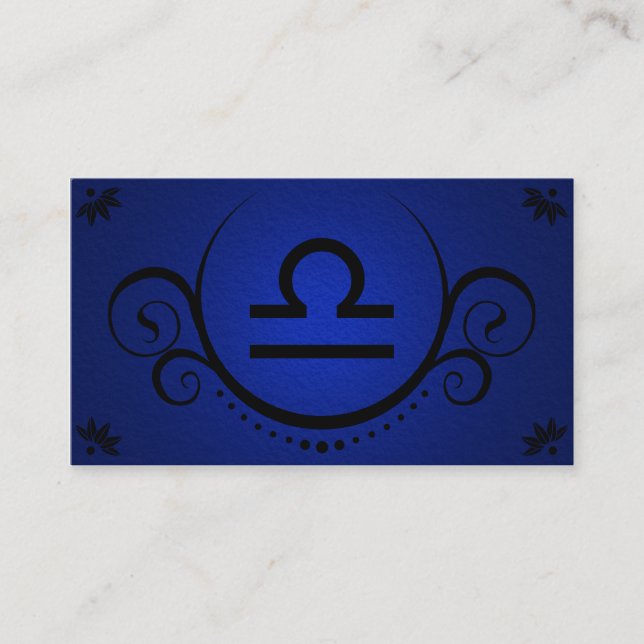 libra sophistications business card (Front)