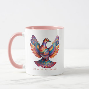 Libra Spirit Animal Dove Alebrije Female Mug