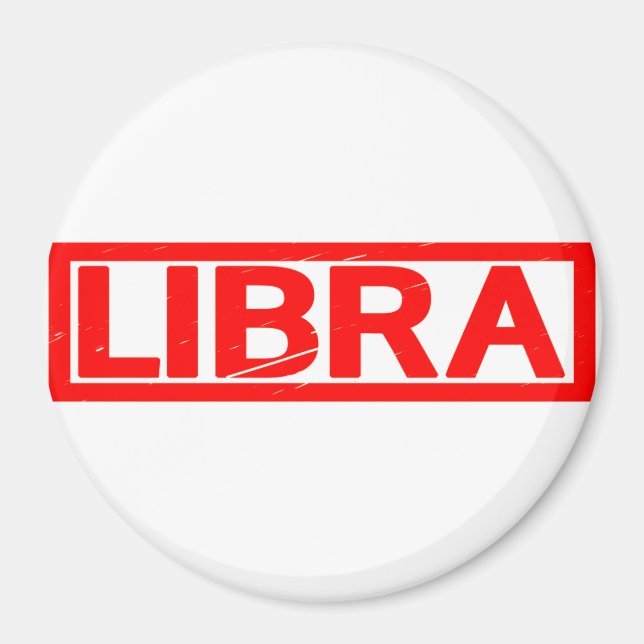 Libra Stamp Magnet (Front)