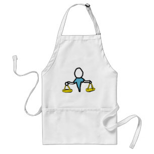 Libra Star Sign Standard Apron