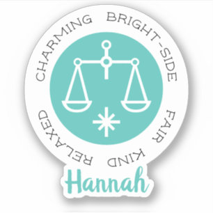 Libra Sticker