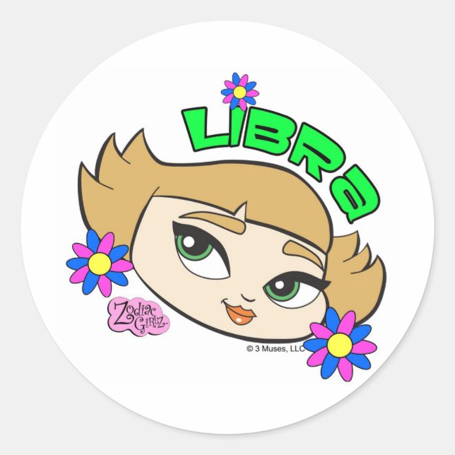 Libra Stickers (Front)