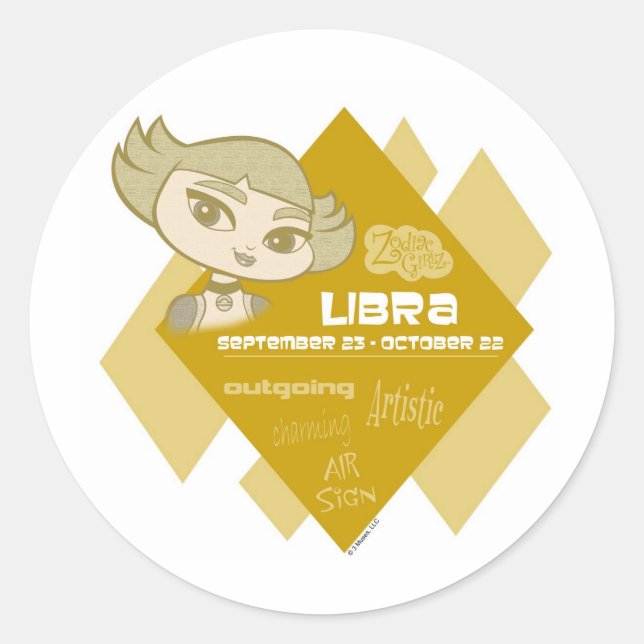 Libra Stickers (Front)