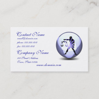 Libra Symbol Business Card 
