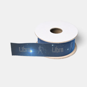 Libra symbol grosgrain ribbon