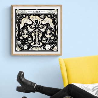 Libra: The Harmonic Stargazer Poster