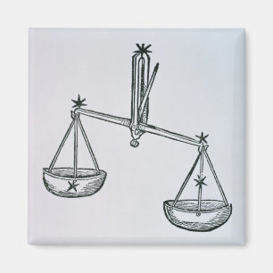 Libra (the Scales) an illustration from the 'Poeti Magnet