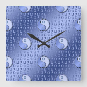 Libra the Scales Square Wall Clock
