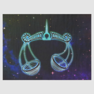 libra the scales zodiac tissue paper