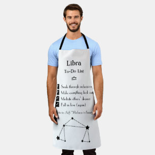 Libra – To-Do List Apron
