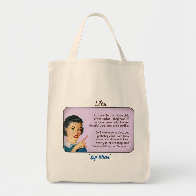 Libra Tote Bag (Front)