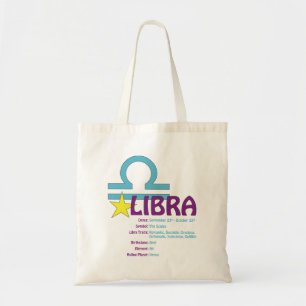 Libra Traits Tote Bag