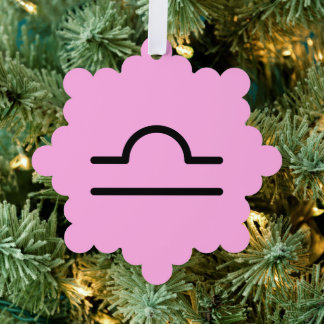 Libra Tree Decoration Card