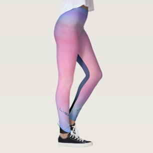 Libra Venus Celestial Typography Solar System Cool Leggings
