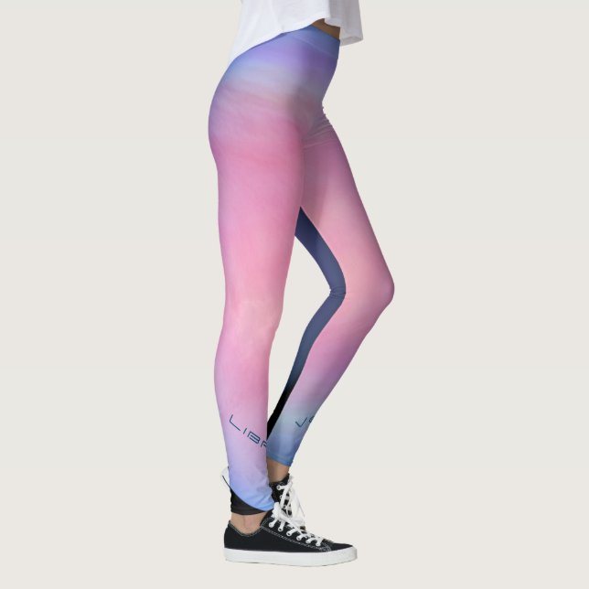 Libra Venus Celestial Typography Solar System Cool Leggings (Right)