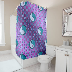 Libra & Water Boar Shower Curtain