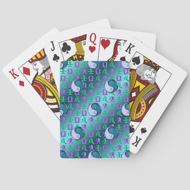 Libra & Water Dog Playing Cards (Back)