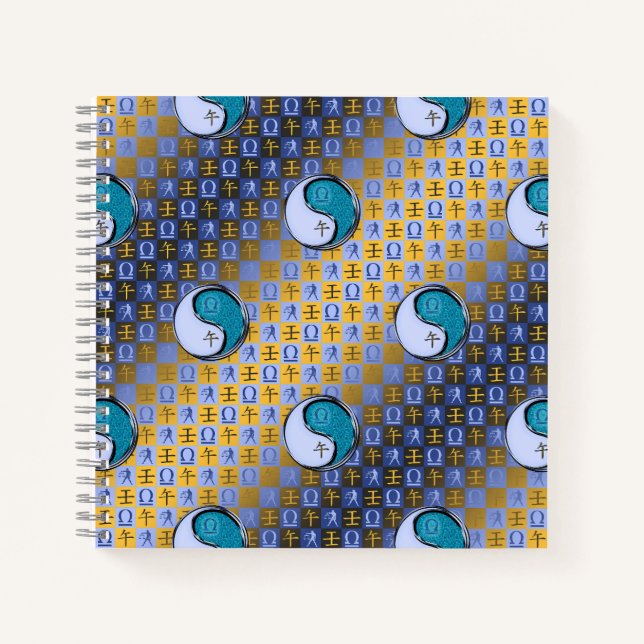 Libra & Water Horse Notebook (Front)