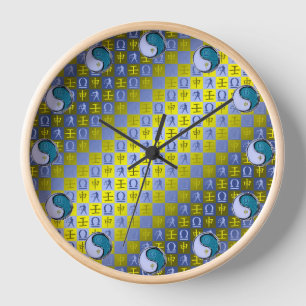Libra & Water Monkey Clock