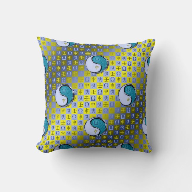 Libra & Water Monkey Cushion (Front)