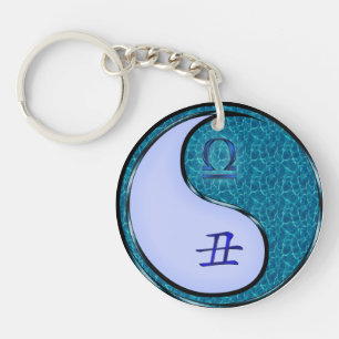 Libra & Water Ox Key Ring
