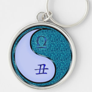 Libra & Water Ox Key Ring