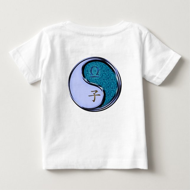 Libra & Water Rat Baby T-Shirt (Back)
