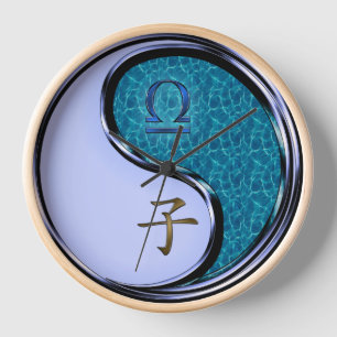 Libra & Water Rat Clock