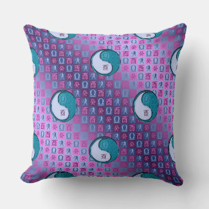Libra & Water Rooster Cushion