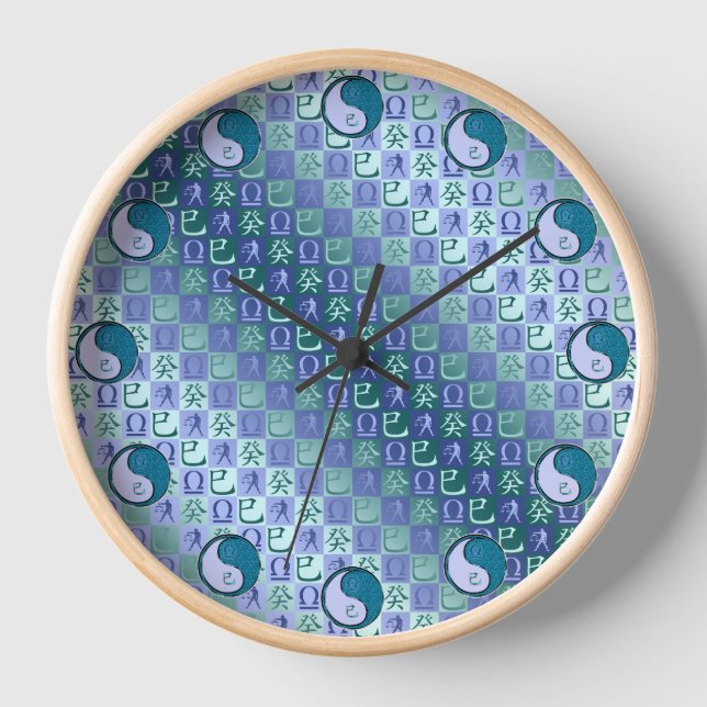 Libra & Water Snake Clock (Front)