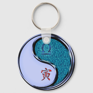 Libra & Water Tiger Key Ring