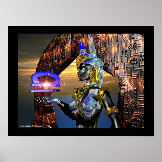 LIBRA WITH CYBER ATHENA POSTER (Front)