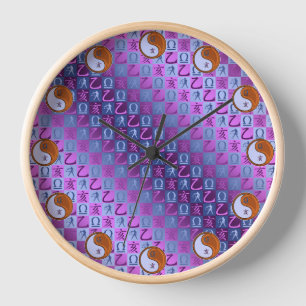 Libra & Wood Boar Clock
