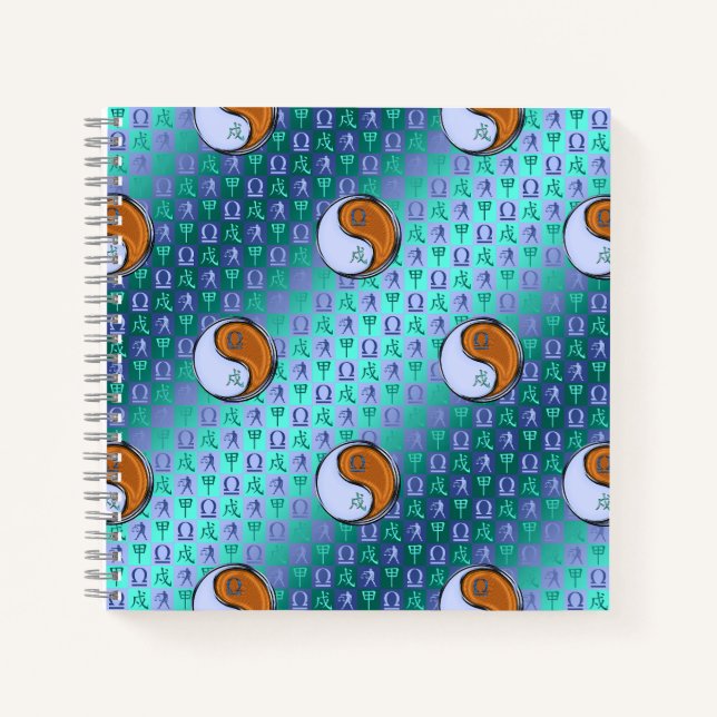 Libra & Wood Dog Notebook (Front)